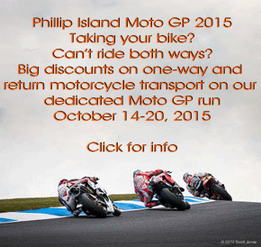SMN - Phillip Island Motogp Motorcycle transport